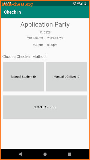 CatCard iCheck-in screenshot