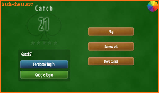 Catch 21 Blackjack Solitaire screenshot