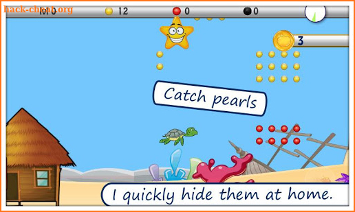 Catch The Pearl:  Adventure game for children. screenshot