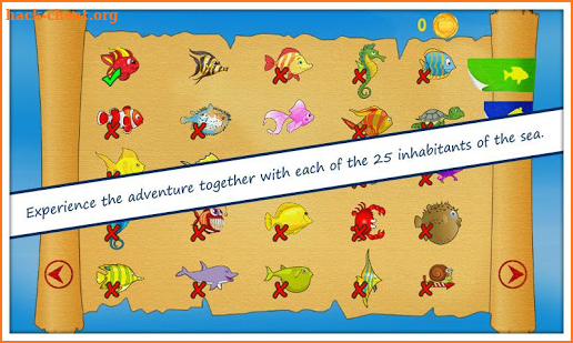Catch The Pearl:  Adventure game for children. screenshot