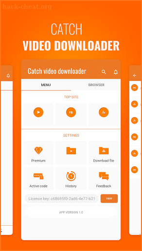Catch video downloader screenshot