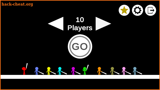 Catch You: 1 to 10 Player Stickman Fighting Game screenshot
