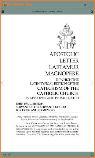 Catechism of the Catholic Church screenshot