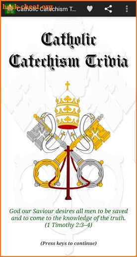 Catholic Catechism Trivia screenshot