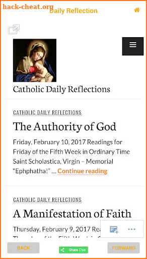 Catholic Daily Reflections screenshot