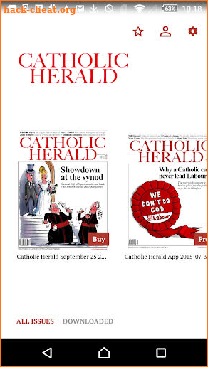 Catholic Herald Magazine screenshot