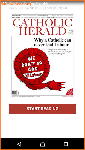 Catholic Herald Magazine screenshot