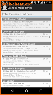 Catholic Mass Times screenshot