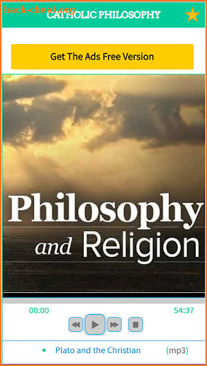 Catholic Philosophy Audio Lectures (No Ads) screenshot