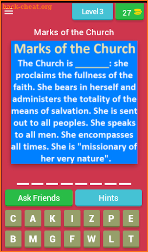 Catholicism 101 Quiz (Catholic Quiz Game) screenshot