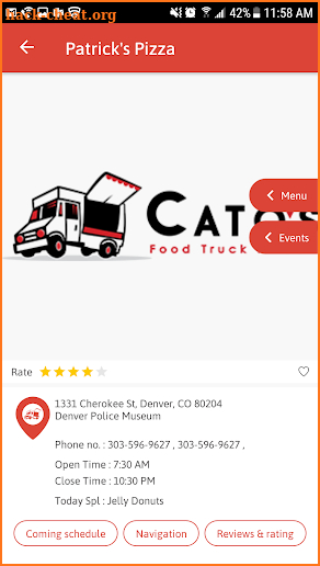 Cato's Food Truck Finder screenshot