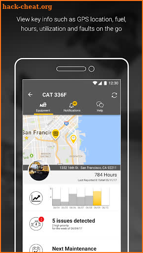Cat® App: Fleet Management screenshot