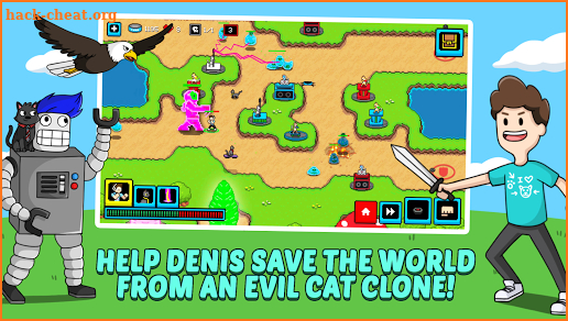 Cats & Cosplay: Epic Tower Defense Fighting Game screenshot