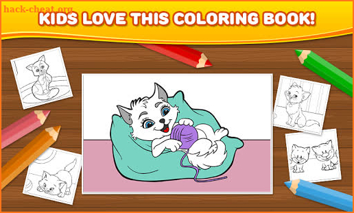 Cats - Children Coloring Book screenshot