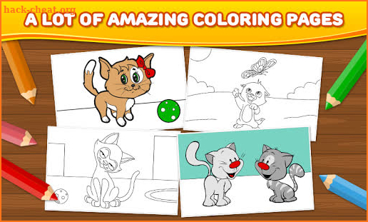 Cats - Children Coloring Book screenshot