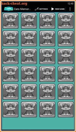 Cats Memory Game for Free. screenshot