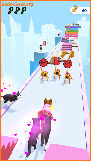 Cats run 3D screenshot