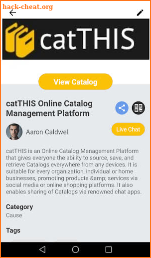 catTHIS screenshot