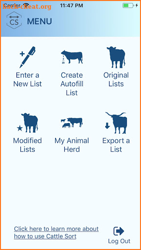 CattleSort screenshot