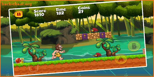 Caveman Adventure : Jungle World Run screenshot