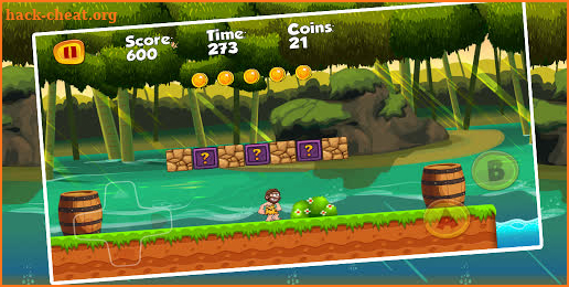 Caveman Adventure : Jungle World Run screenshot