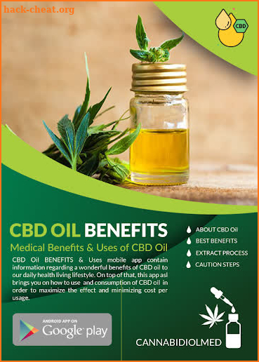 CBD Oil Health Benefits & Uses screenshot