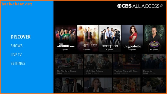 CBS All Access screenshot