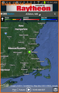 CBS Boston Weather screenshot