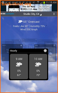 CBS LA Weather screenshot