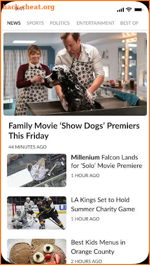 CBS Los Angeles screenshot