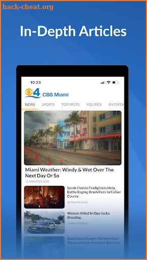 CBS Miami screenshot