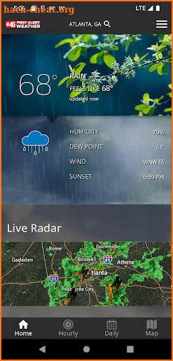 CBS46 Weather screenshot