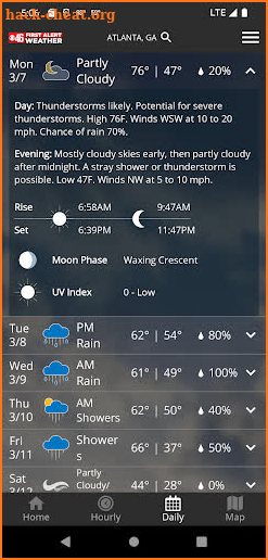 CBS46 Weather screenshot