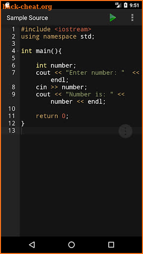 C/C++ Programming Compiler screenshot