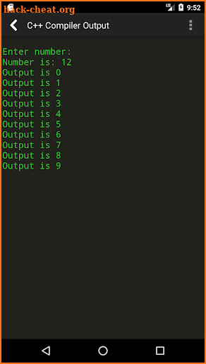 C/C++ Programming Compiler screenshot