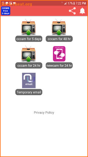 cccam free for 5 days screenshot