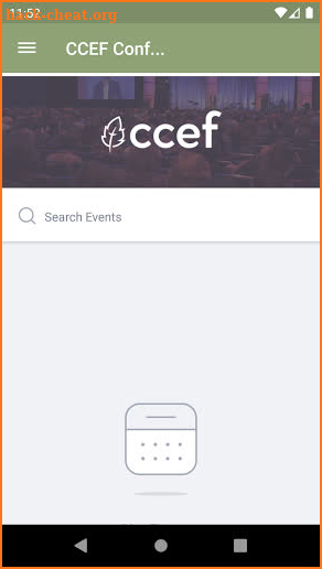 CCEF Conferences screenshot