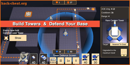 CCG Tower Defense: Offline TD Strategy Game screenshot