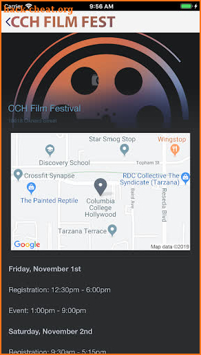 CCH Film Fest App screenshot