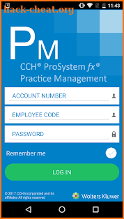CCH ProSystem fx  Mobile Time screenshot