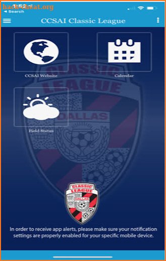 CCSAI Classic League screenshot