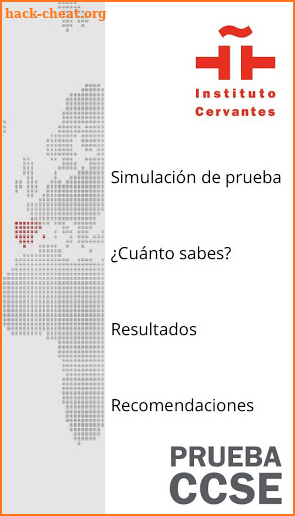 CCSE Nacionalidad Española Instituto Cervantes screenshot