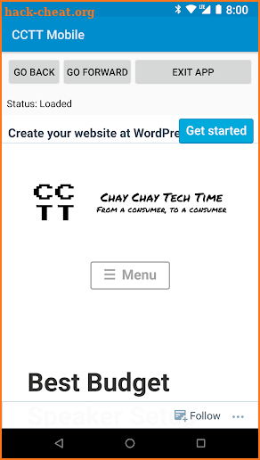 CCTT Reader screenshot