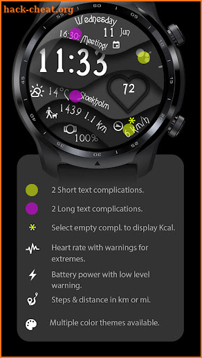 Ccwf022 Digital Watch Face screenshot
