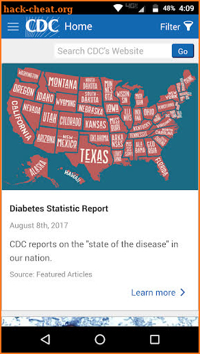 CDC screenshot