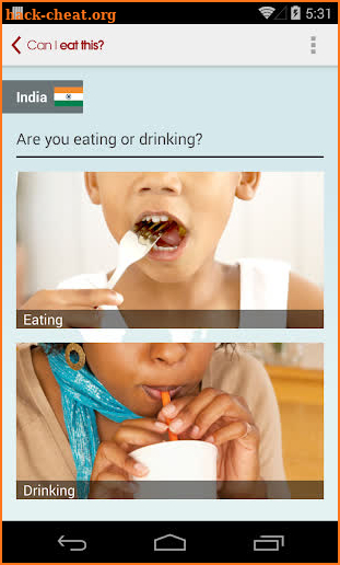 CDC, Can I Eat This? screenshot