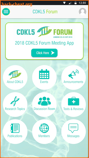 CDKL5 Forum screenshot