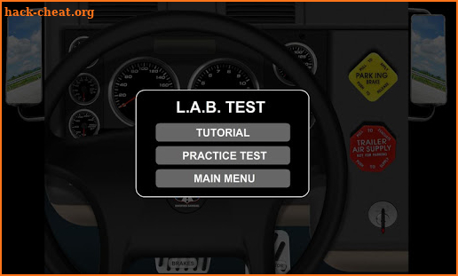 CDL Air Brake Check Simulator screenshot