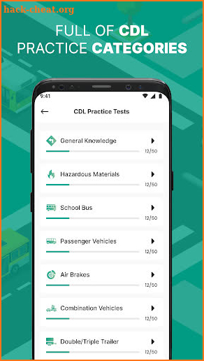 CDL Prepare Practice Test screenshot