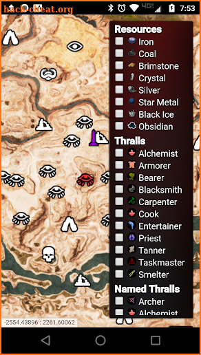CE Map - Interactive Conan Exiles Map screenshot